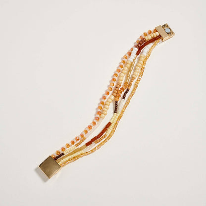 Beaded Boho Stack Bracelet | Magnetic Clasp: NT / ONE