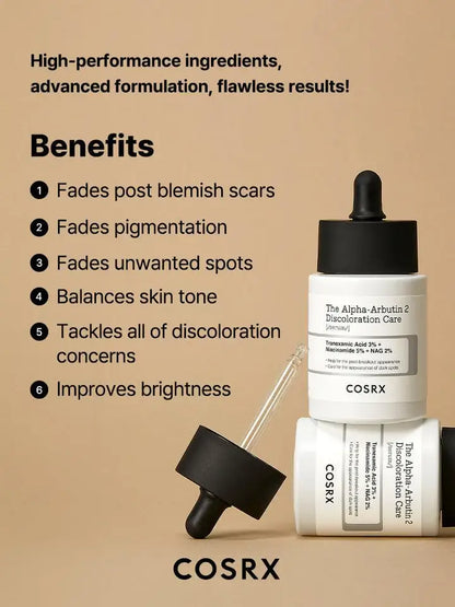 COSRX Alpha-Arbutin 2 Discoloration Care Serum