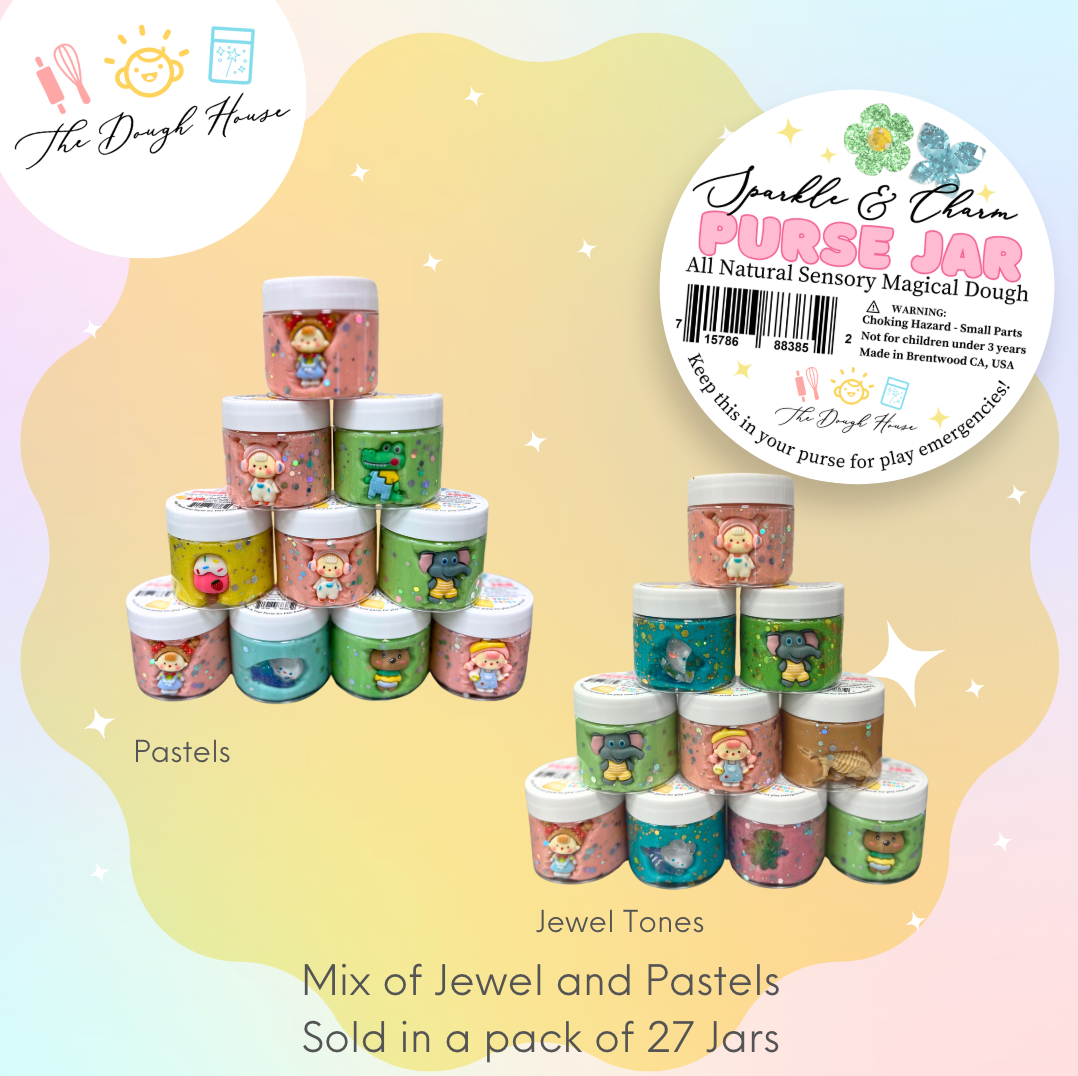 Sparkle and Charm Purse Jar Magical Dough, Mix
