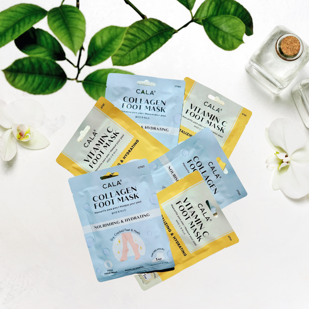 CALA Vitamin C or Collagen Foot Mask Treatment: Vitamin C