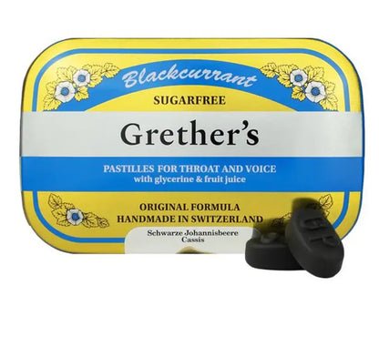 Grether's Pastilles Sugarfree Blackcurrant 2.1oz: 2.1 OZ