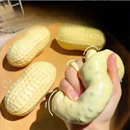 Crackle Peanut Squishy | Peanut Sensory & Fidget Toy
