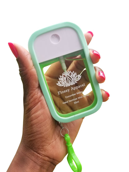 Cucumber Melon Refillable Hand Sanitizer Mist Spray