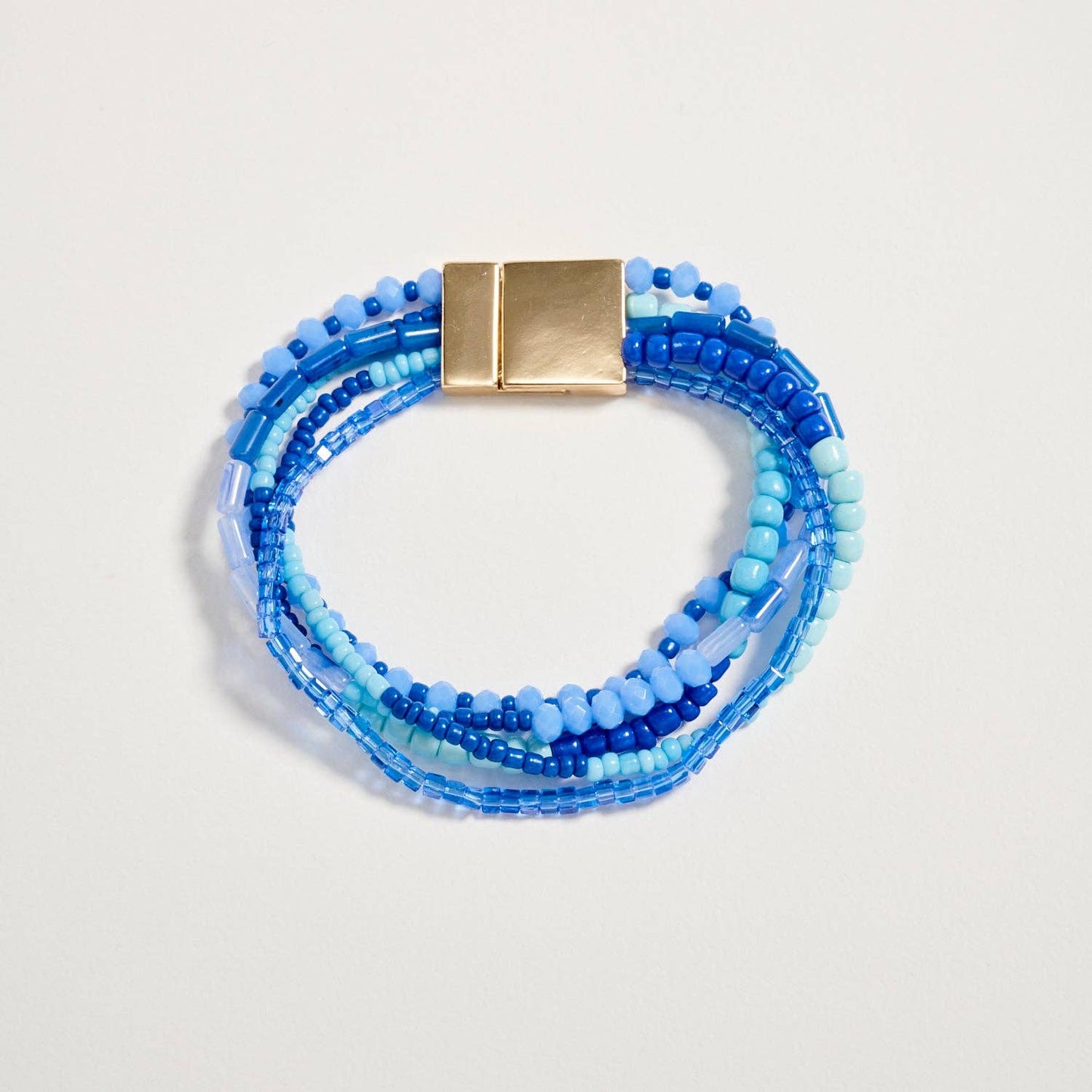 Beaded Boho Stack Bracelet | Magnetic Clasp: NT / ONE