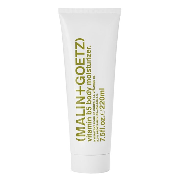 Malin + Goetz vitamin b5 body moisturizer.