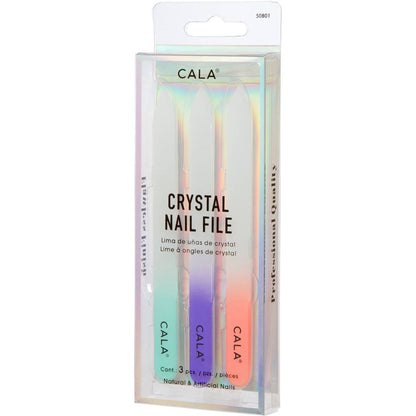 CALA Crystal Nail File 3 Piece Set