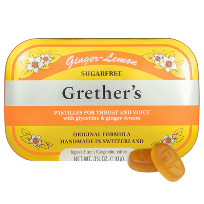 Grether's Pastilles Sugarfree Ginger Lemon