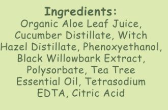 Gilly's Organics WHAT A FACE! Renewal Toner Cucumber