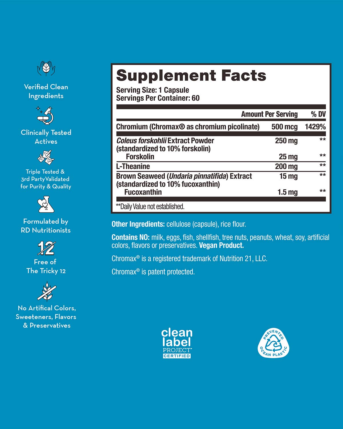 COUNTER CRAVINGS CAPSULES FOR REDUCING CRAVINGS