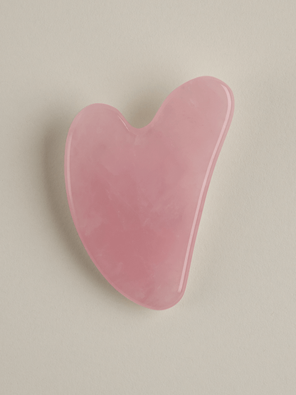 The Rose Quartz Gua Sha Facial Tool