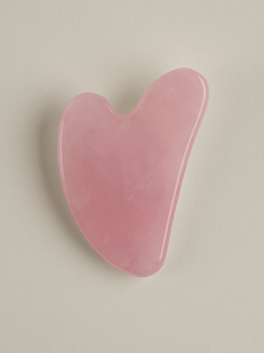 The Rose Quartz Gua Sha Facial Tool