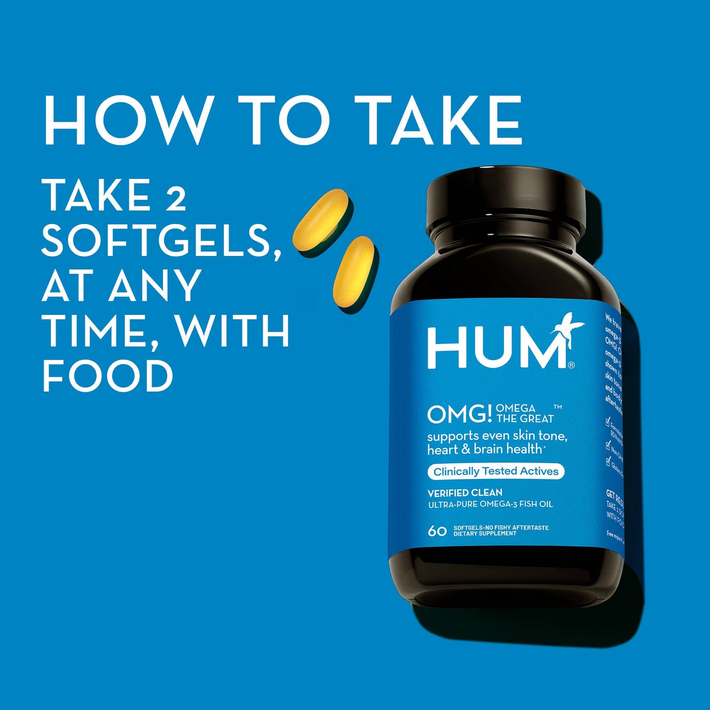 OMG! OMEGA THE GREAT ULTRA PURE OMEGA-3 FISH OIL SOFTGELS
