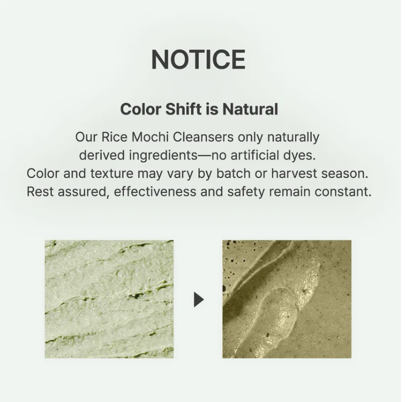 ARENCIA Fresh Green Rice Mochi Cleanser