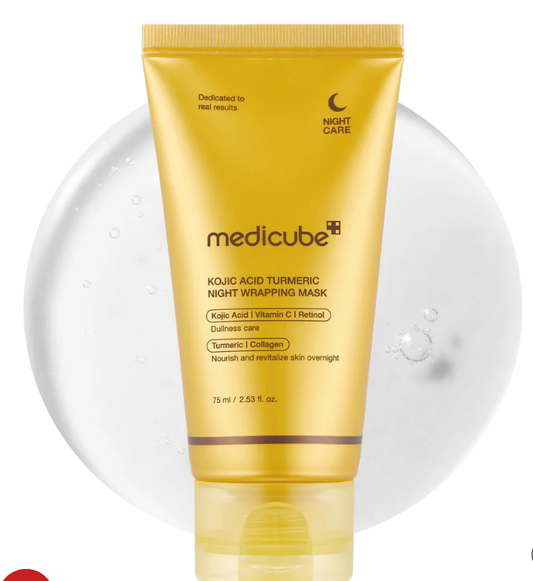 MEDICUBE Kojic Acid Turmeric Overnight Wrapping Mask
