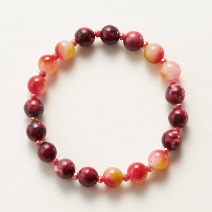 Natural Stone Beaded | Bracelet: YEL