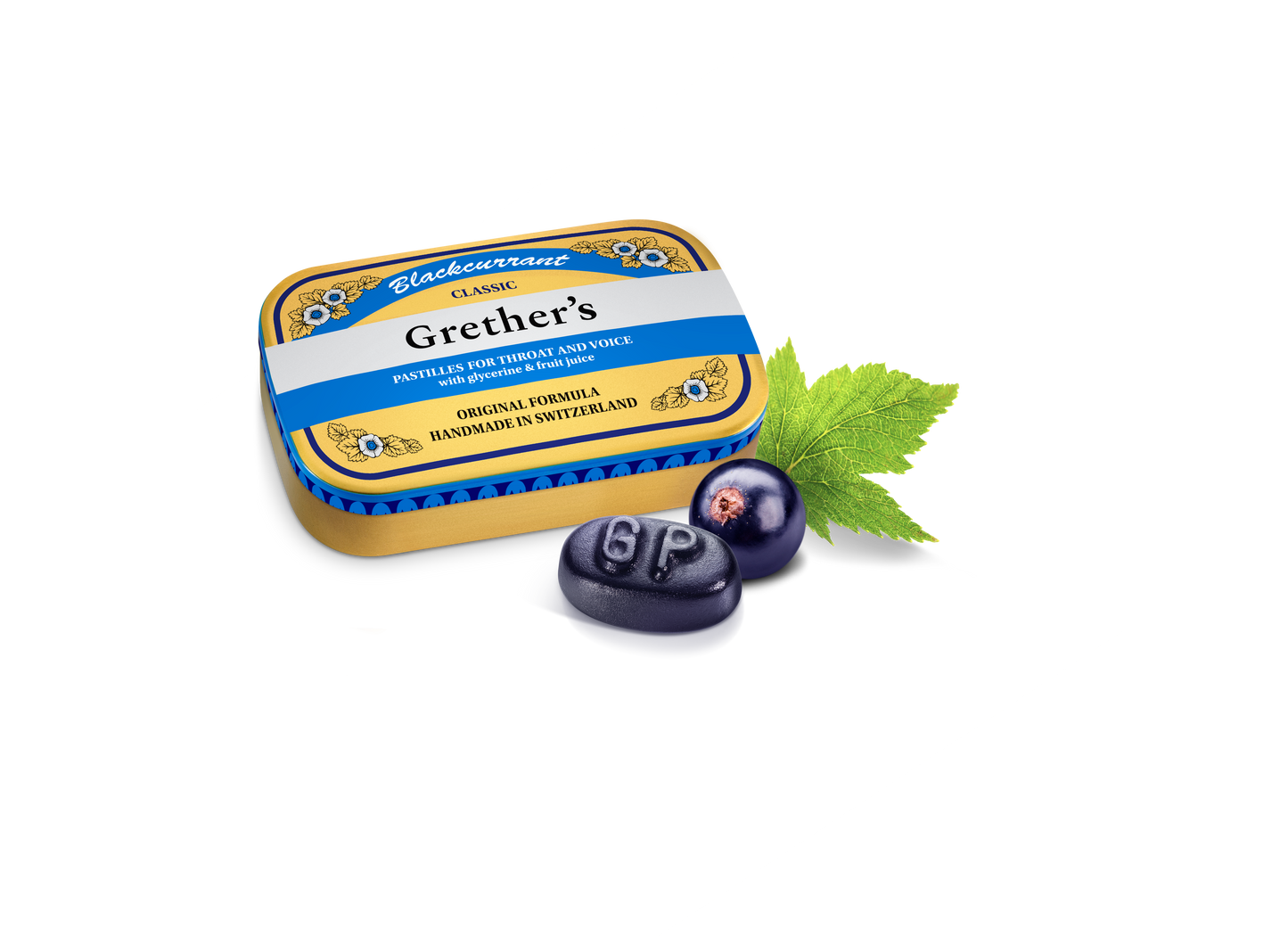 Grether's Pastilles Classic Blackcurrant : 2.1 OZ