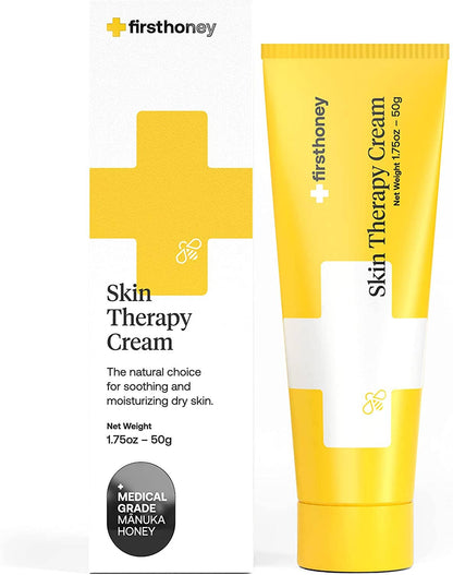 First Honey® Manuka Honey Cream for Eczema & Dry Skin: English / 3.5oz
