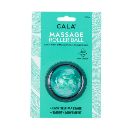 CALA Massage Handheld Roller Ball Pain Relief Travel: Green