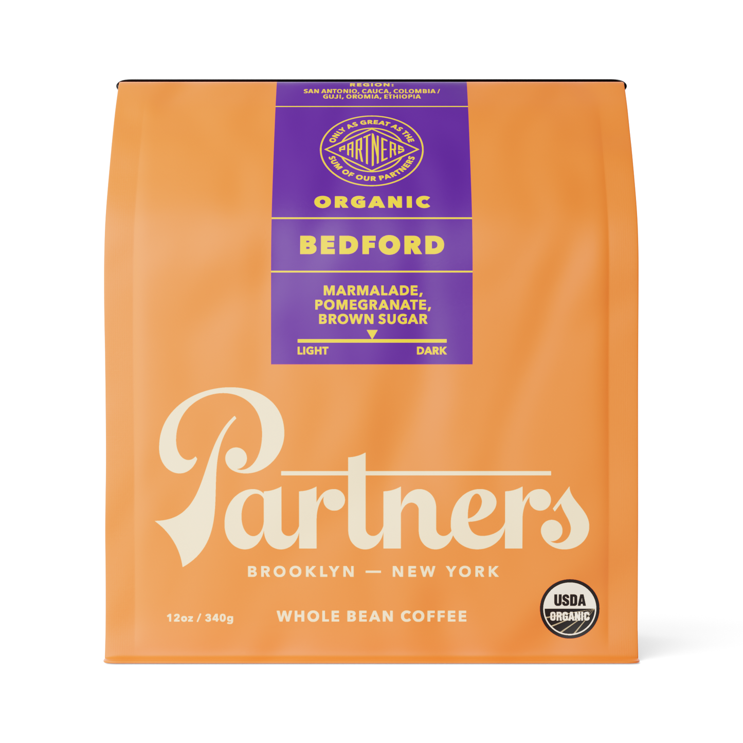 Bedford Organic - 12oz - Whole Bean Coffee