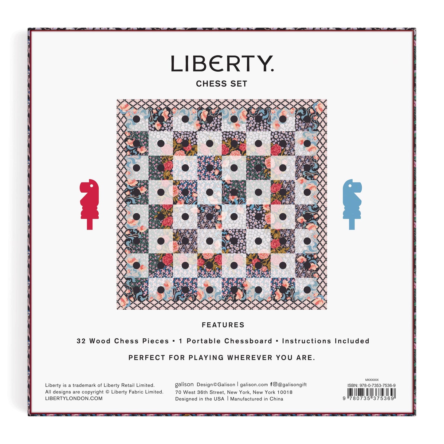 Liberty Anita Peggable Chess Set