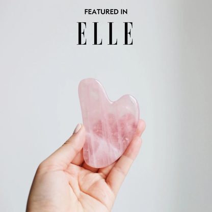 The Rose Quartz Gua Sha Facial Tool