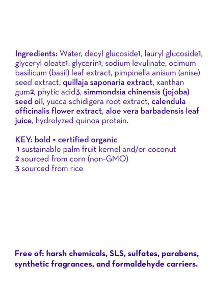 (No Fragrance) Super Sensitive™ Shampoo & Bodywash: 8.5oz/251mL