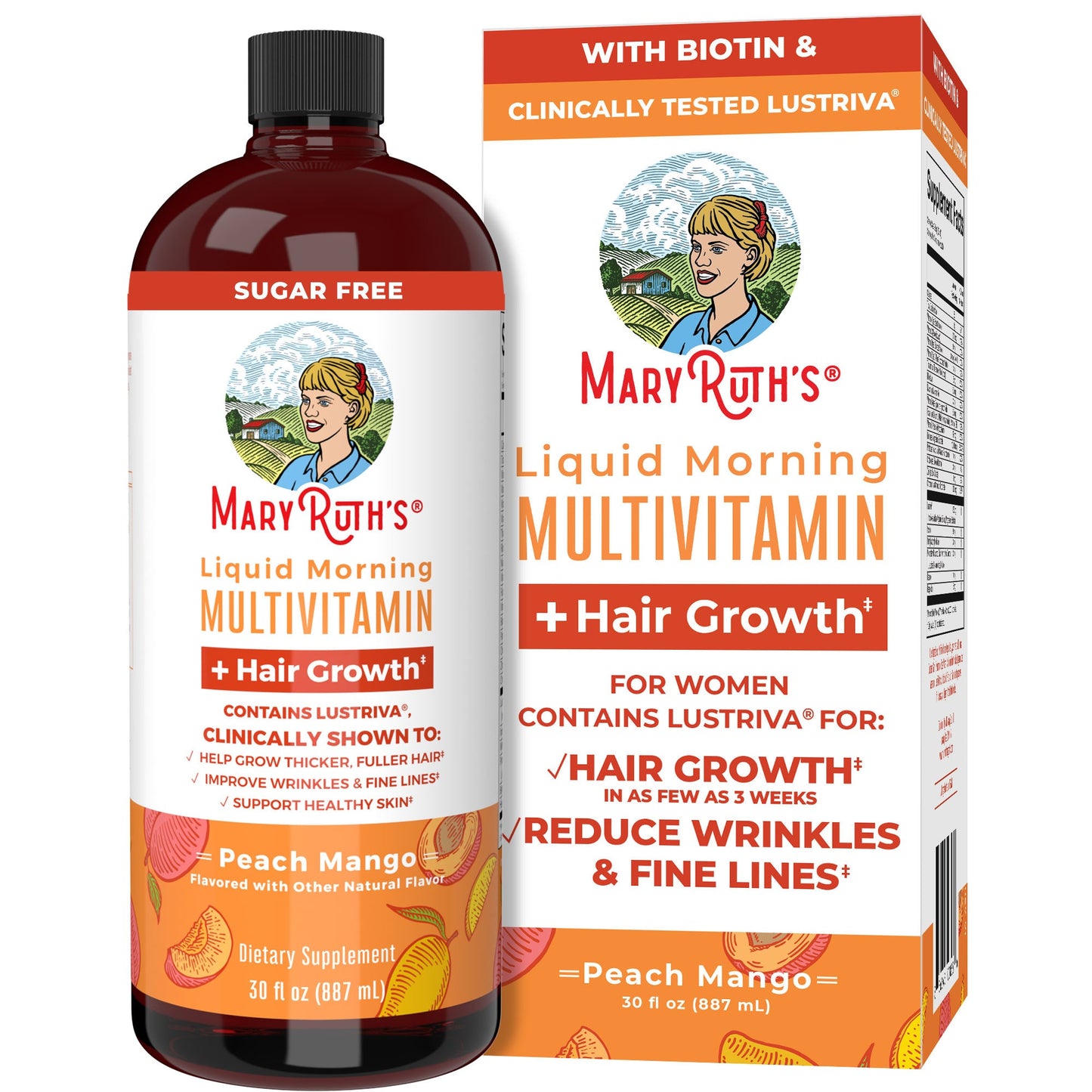 Liquid Morning Multivitamin + Hair Growth