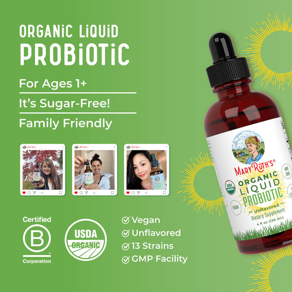 Mary Ruth’s Organic Liquid Probiotic 2 oz