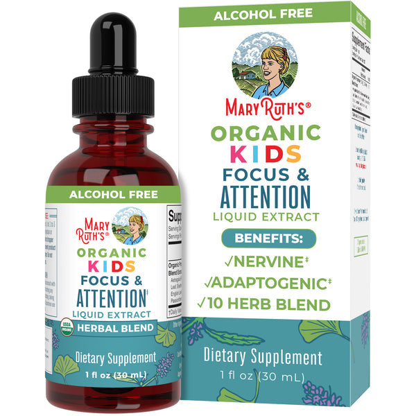 Mary Ruth’s Organic Kids Focus & Attention Liquid Drops