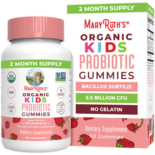 Mary Ruth’s Organic Kids Probiotic Gummies 60 Ct