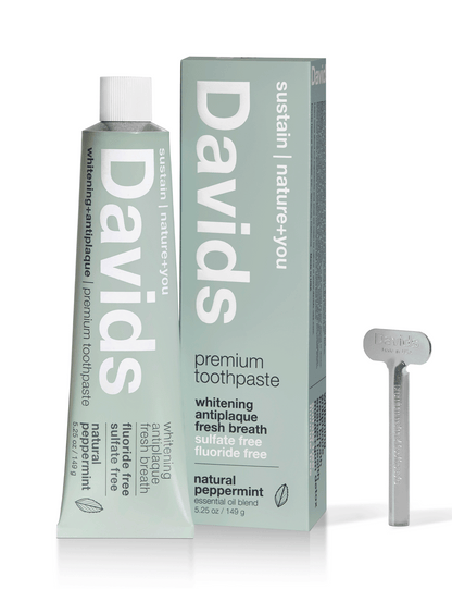 Davids premium toothpaste / peppermint