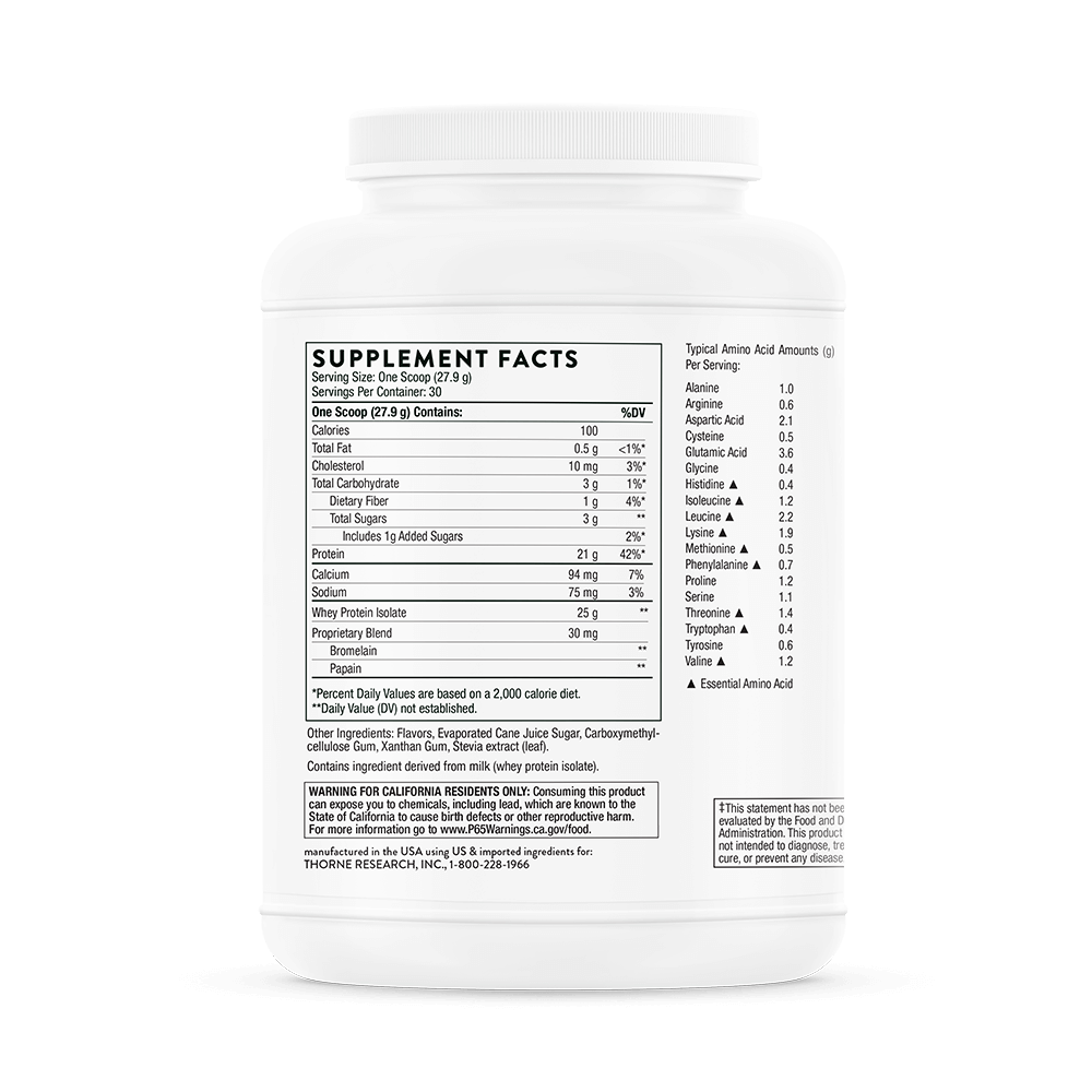 Whey Protein Isolate Vanilla