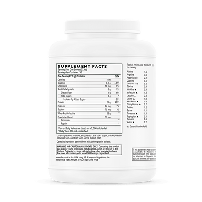 Whey Protein Isolate Vanilla