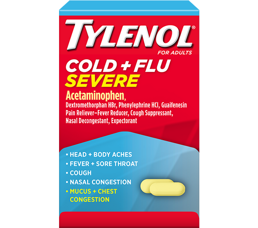 TYLENOL COLD FLU SEV CAP 24