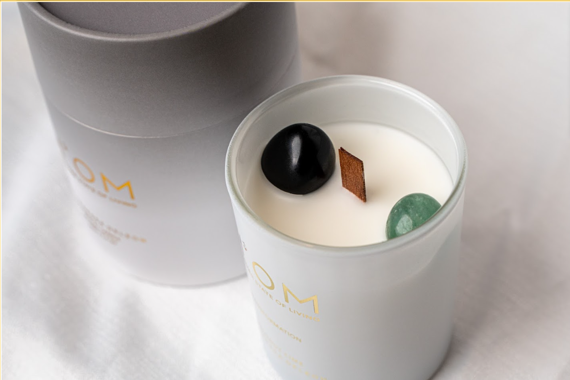 H'om Crystal Candle Coconut Lime